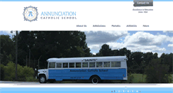 Desktop Screenshot of annunciationcatholicnc.org